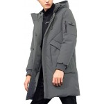 Men's Winter Coats Water-Repellent Windproof Thicken Parkas Long Hooded Padded Puffer Jacket