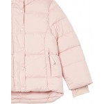 Light Mauve Girls and Toddlers' Heavyweight Hooded Puffer Jacket